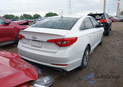 2016 Hyundai Sonata Se z USA, uszkodzony, nr VIN 5NPE24AF1GH275562